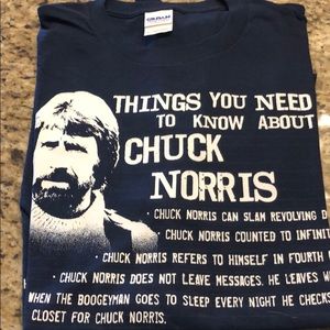 Chuck Norris novelty T-shirt